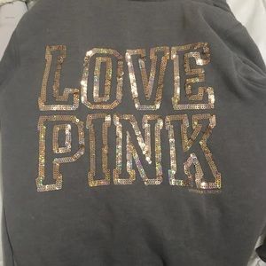 Pink sweater hoodie